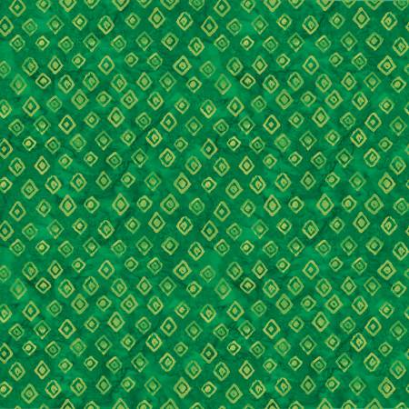 Diamond Toss Emerald, Bali Effects, Benartex Fabrics