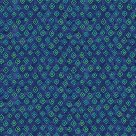 Diamond Toss Blue/Green, Bali Effects, Benartex Fabrics