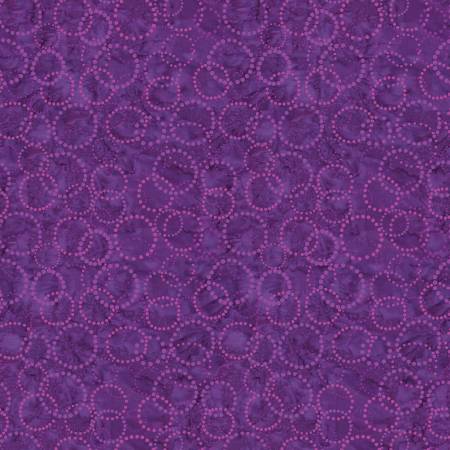 Circle Dots Plum, Bali Effects, Benartex Fabrics