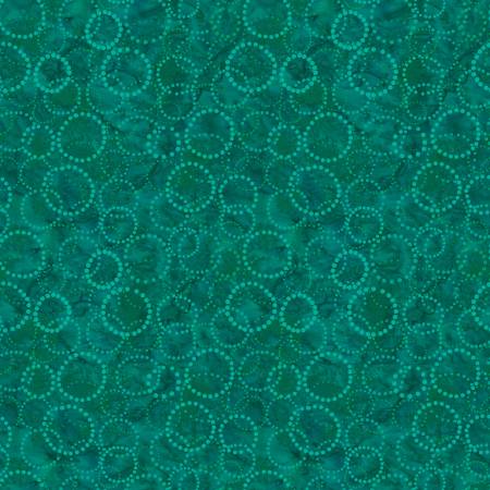 Circle Dots Teal, Bali Effects, Benartex Fabrics