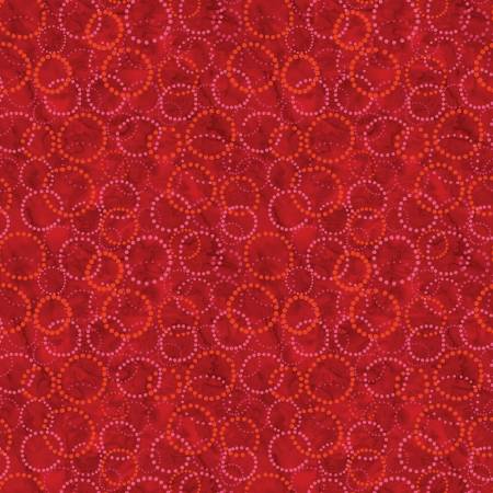Circle Dots Red, Bali Effects, Benartex Fabrics