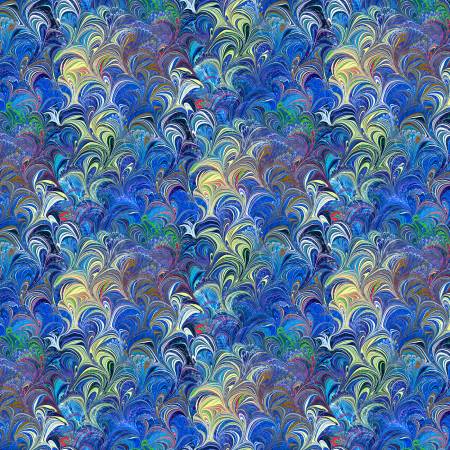 108in Cosette Blue/Multi Wideback, Benartex Fabrics