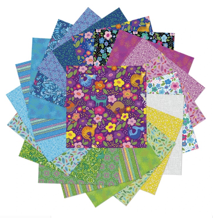 Cheeto's World, 10in Squares, Kimberly Einmo, Benartex Fabrics