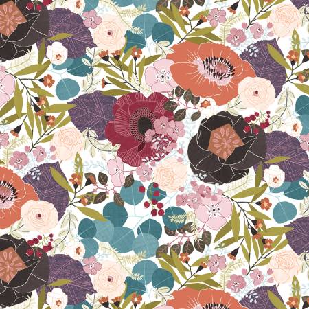 Flawless Flower, Imperfectly Perfect, Emma Schonenberg, Michael Miller Fabrics
