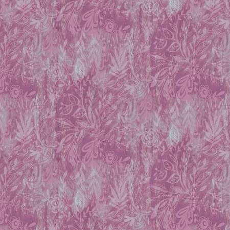 Affinity Shadows Light Rose, Danielle Duer, Benartex Fabrics