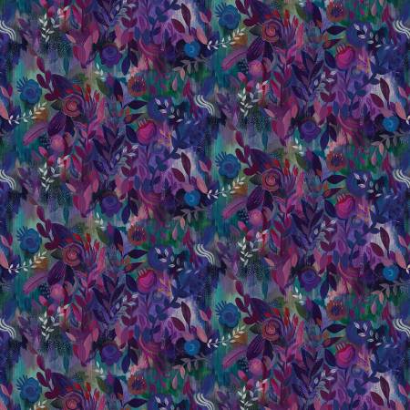 Lush Plum, Affinity by Danielle Duer, Benartex Fabrics