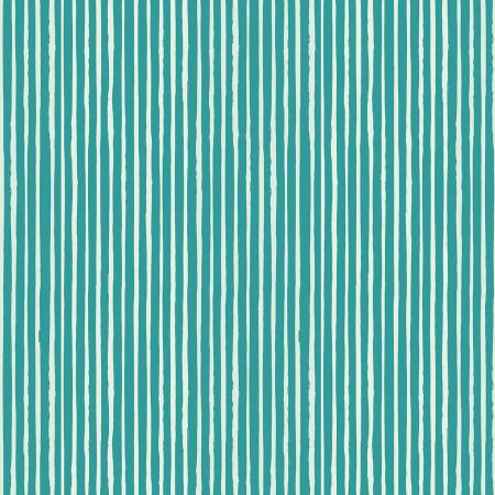 Joyful Stripe Teal, Follow Your Joy, Kelly Rae Roberts, Benartex Fabric