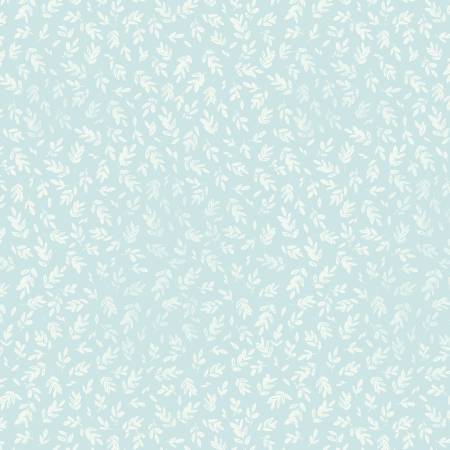 Leafy Sprig Light Teal, Follow Your Joy, Kelly Rae Roberts, Benartex