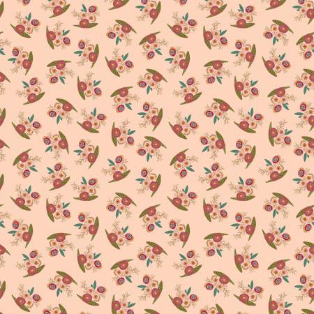 Tossed Roses Peach, Follow Your Joy, Kelly Rae Roberts, Benartex