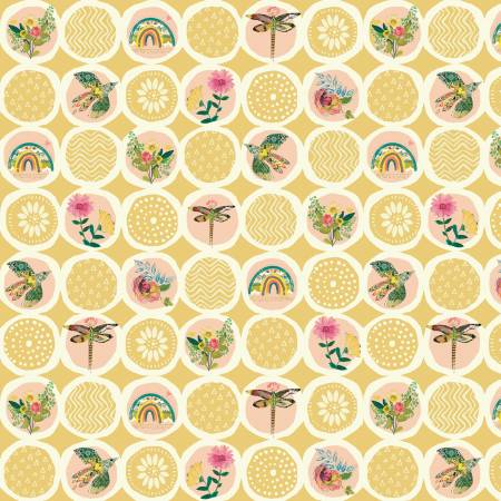 Sunshine Circles, Follow Your Joy, Kelly Rae Roberts, Benartex