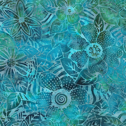 [711901855] Batik Flower Zebra, Cool Waters, SeaSide, Island Batik