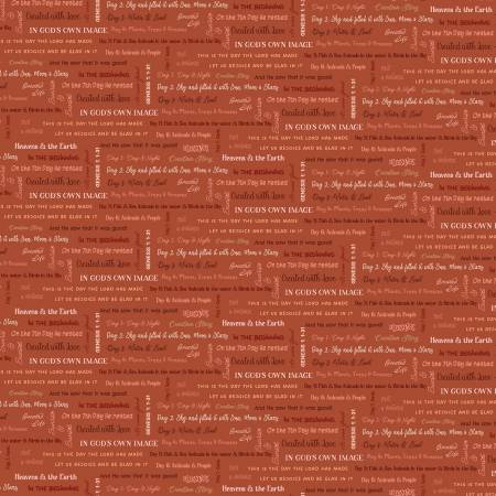 [C15974-CLAY] It Is Written Clay, Created with Love, Jennifer Long, Riley Blake Designs