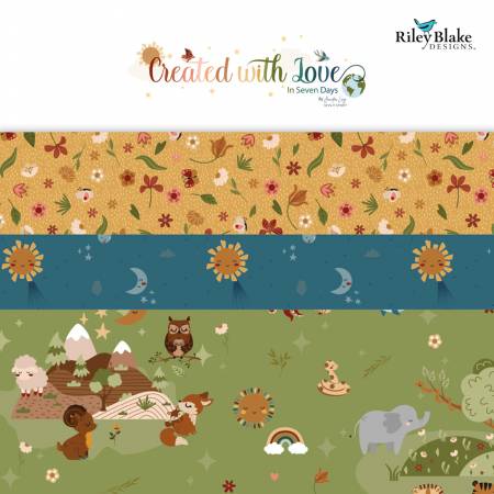 [10-15970-42] Created with Love 10in Squares, 42pcs/bundle, Jennifer Long, Riley Blake Designs