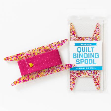 [SSC-301] Binding Spool Tool, Pink & Gold Glitter