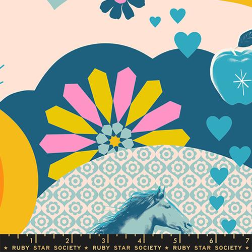 [RS0103 14] Best Day Ever Novelty, Kitsch Retro Vintage, Ruby Star Society, Moda Fabrics