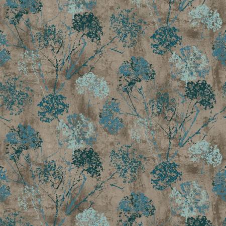 [8271S-99] Bark Dandelion Stamp, Rough Around the Edges, StudioE Fabrics