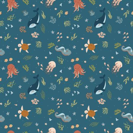 [C15971-OCEAN] In the Sea Ocean, Created with Love, Jennifer Long, Riley Blake