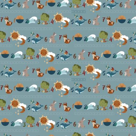 [C15972-SKY] Seven Days Sky, Created with Love, Jennifer Long, Riley Blake