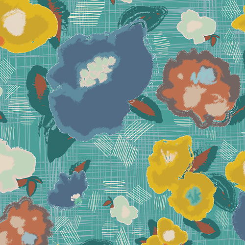 [V-53100] Ad Lib Blooms, Floral Cotton Voile, Pat Bravo, Art Gallery Fabrics