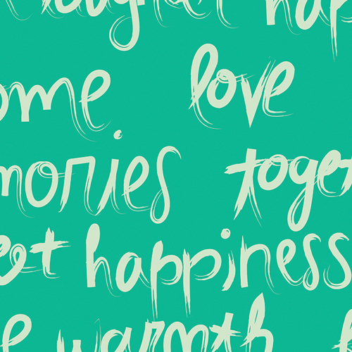 [FUS-J-306] To Live By Joyful, Word Fabric, Caroline Hulse, Art Gallery Fabrics