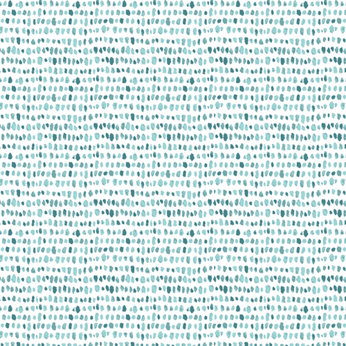 [AQU-76753] Dashes Aqua, Stippling Practice, Aquarella, Katarina Roccella, Art Gallery Fabric