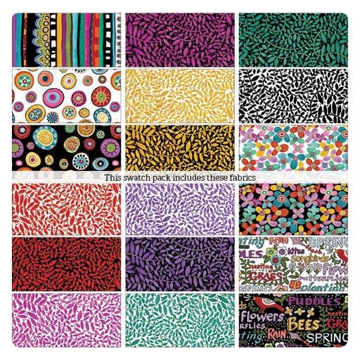 [FQFOLPK] Folkscapes, Fat Quarter Bundle, Karla Gerard, Benartex