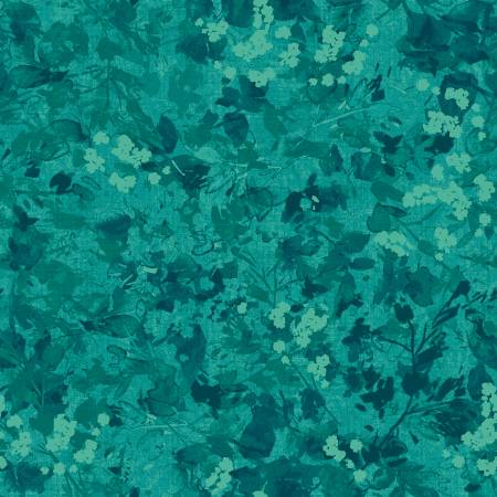 [8430-67] Teal Green Leaf Texture, Neighborhood Association by Tina Tarr, StudioE