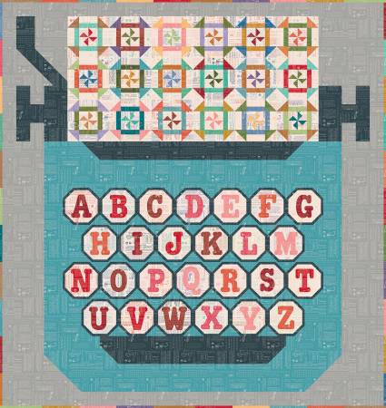 [KT-16850] (pre-order) TYPE/ography Just My Type Quilt Kit, Lori Holt, Riley Blake Designs