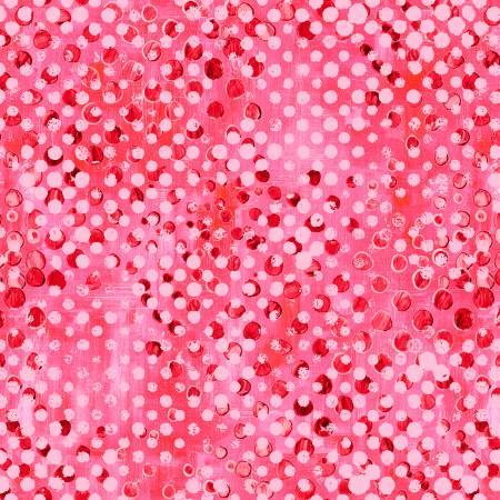 [PWSP095-ROSY] Pink Texture Splatters, Sue Penn, FreeSpirit
