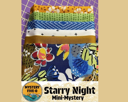 [starrynightOp3] Starry Night Fat Quarter Bundle, Flowers Option 3