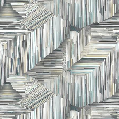 [8675S-17] 118in Wideback, Ice Line Art Geometric, I Walk the Line, Funny Girl, StudioE Fabrics