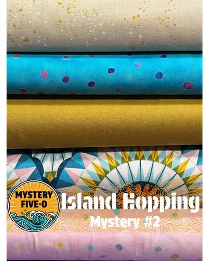 [AmusmentBundle] Island Hopping Quilt Kit, Amusment Park, Mystery Five-0