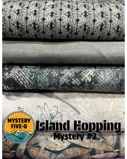 [FallFlowers] Island Hopping Quilt Kit, Fall Flowers, Mystery Five-0