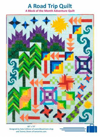 [SLD1903] A Road Trip Quilt Pattern, designed by Kate Colleran and Tammy Silvers