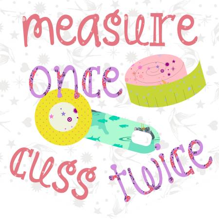 [762795455624] Laser-Cut Kit: Measure Once Cuss Twice Glow by Tied With a Ribbon