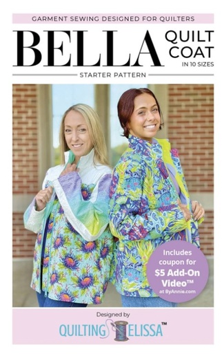 [QE101] Bella Quilt Coat, Designed by Quilting Elissa, byAnnie