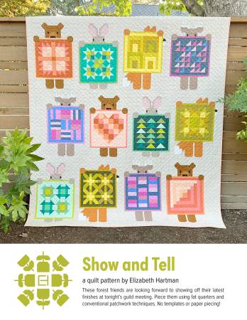 [EH083] Show and Tell Quilt Pattern by Elizabeth Hartman