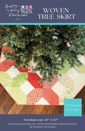 [TTN-111] Woven Tree Skirt, Elizabeth Hernandez, The Tipsy Needle