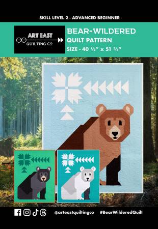 [AEBW0325] Bear-Wildered Quilt Pattern by Art East Quilting Co