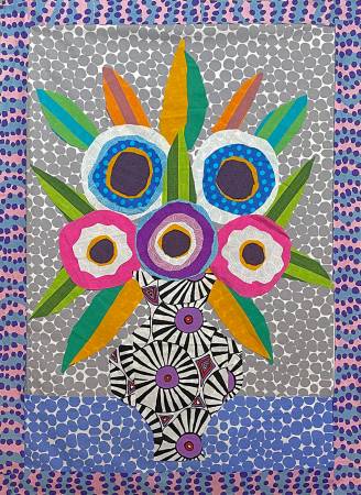 [30003003] Kaffe Flower Tea Towel, Oliso Inc