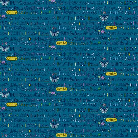 [54704-9] Affirmations (Marine), Sway by Kori Turner Goodhart, Windham Fabrics