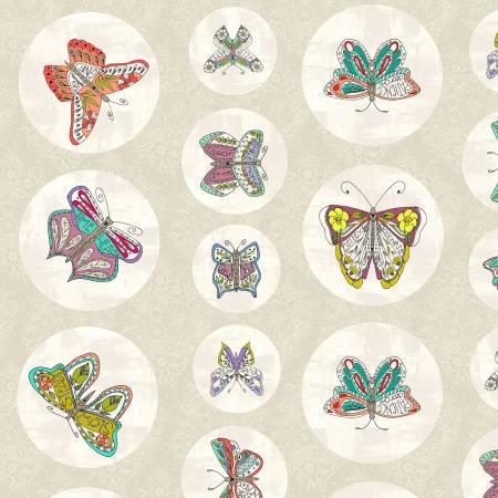 [54700-1] Butterflies, Daydreams & Glimmers, Sway by Kori Turner Goodhart, Windham Fabrics