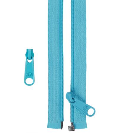 [ZIP50-214] 50in Separating Zipper and Extra Slide Parrot Blue, byAnnie