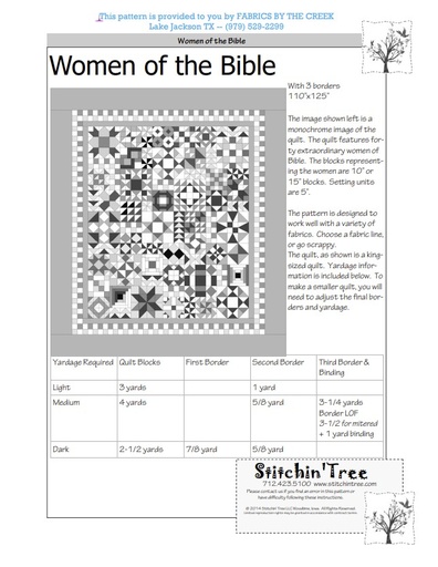 [BuildKit_WOTB] Build a Kit (Women of the Bible) 13 Yards