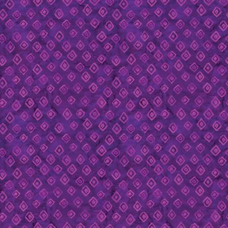 [16702-64] Diamond Toss Plum, Bali Effects, Benartex Fabrics