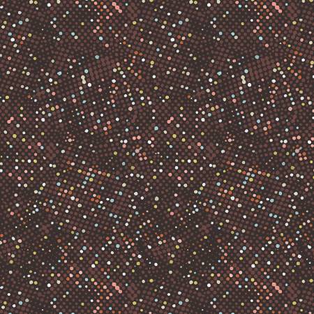 [DDC12506-BROW] Brown Dots, Imperfectly Perfect, Emma Schonenberg, Michael Miller Fabrics