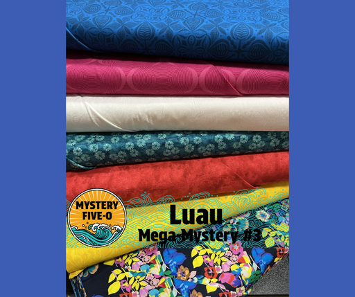 [Vibrant Botanical] Luau Mega Quilt Kit, Vibrant Botanical, Mystery Five-0