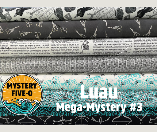 [SewingBlack&White] Luau Mega Quilt Kit, Sewing Themed, Mystery Five-0