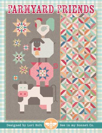 [ISE-318] Farmyard Friends Quilt Pattern by Lori Holt, Bee in my Bonnet