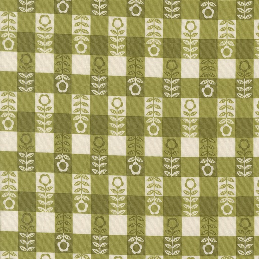 [48436 15] Flower Plaid Checks and Plaids Gingham, The Henhouse, Gingiber, Moda Fabrics